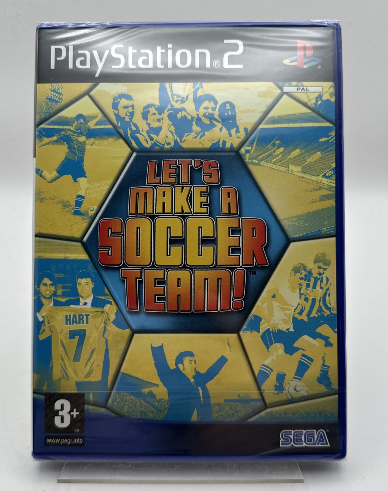 PS2 Let’s Make A Soccer Team!, New And Factory Sealed