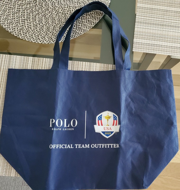 2025 Ryder Cup Tote bag Bethpage Black golf  team USA new 19 x 13 x 8