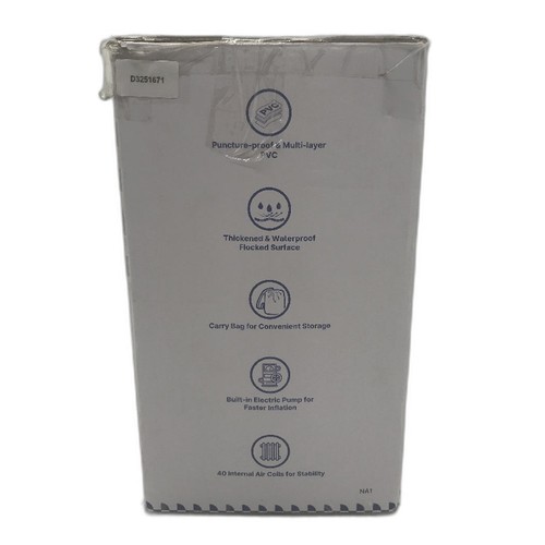 IDOO I-C-020 Inflatable Air Mattress Bed Built-In Pump & Carry Bag QUEEN DEMO - Picture 3 of 6