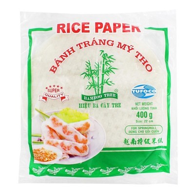 Reispapier 22cm Bamboo Tree Sommerrolle 400g Banh Trang My Tho Rice Paper