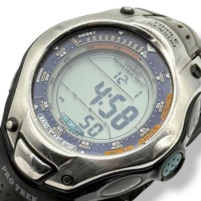 Working CASIO PROTREK Solar Watch PRG 70J dh1