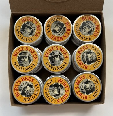 Burt s Bees Hand Salve 0.3 oz 8.5g Travel Size Moisturizing Balm Tin 36 PACK