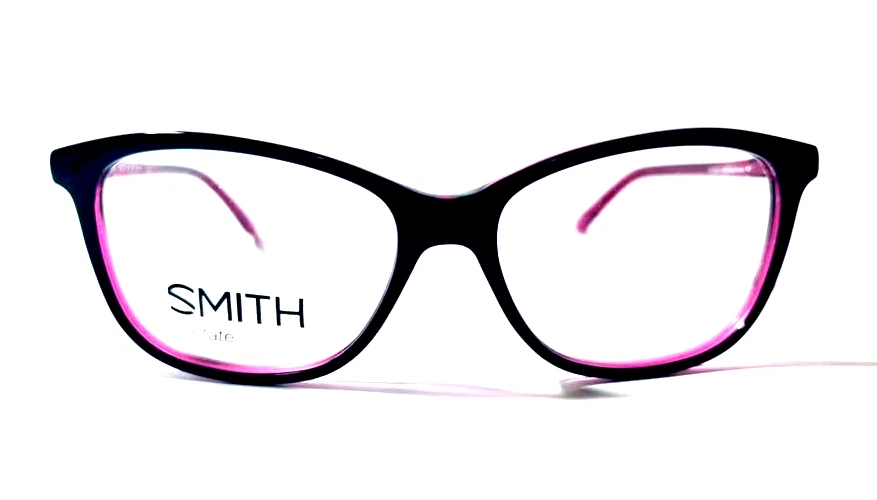 SMITH OPTICS JADEN NEGRO FUCSIA MUJER AUTÉNTICAS GAFAS BORDE COMPLETO 53-15-135 Foto 3 de 4
