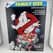 Ghostbusters Afterlife General Mills Cereal Unopened Box With Cereal Inside. Euc