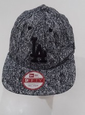 New Era 9Fifty Los Angeles Dodgers schwarz weiß grau Cap Mütze Gr. S-M Snapback