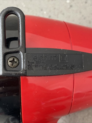 Elchim Profi Föhn rot/schwarz - Modell ZTT-15-1 - gebraucht getestet - Bild 6 von 12