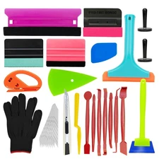 22-Piece Professional Tint and Wrap Tool Kit for Automotive Window Film, DIY ...