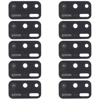 For Tecno Spark 5 Air KD6a 10pcs Back Camera Lens, For Tecno Spark 5 Air