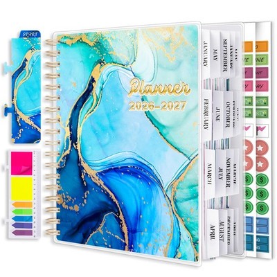 Planner 2026-2027, Large 18 Months Academic Daily Weekly Monthly Planner Year...
