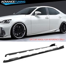 For 14-20 Lexus Is200tis250is300is350 4dr Ar Style Side Skirts Gloss Black Pp