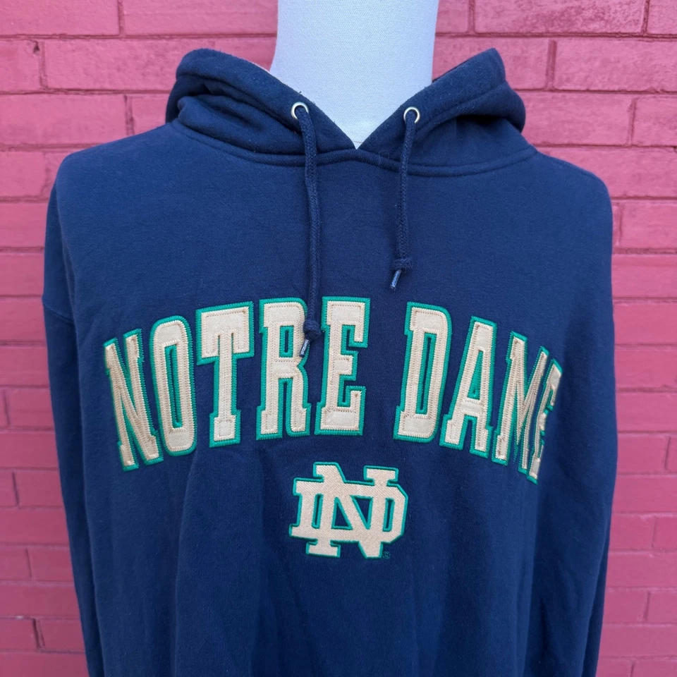 Sudadera con capucha vintage Notre Dame Fighting Irish NCAA para hombre XXXL Foot Locker Foto 2 de 4