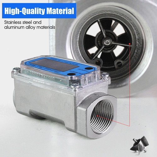 -10°C ~ +60°C Turbine Flow Meter 2\" NPT Modular High Quality Stable Brand New - Picture 18 of 60