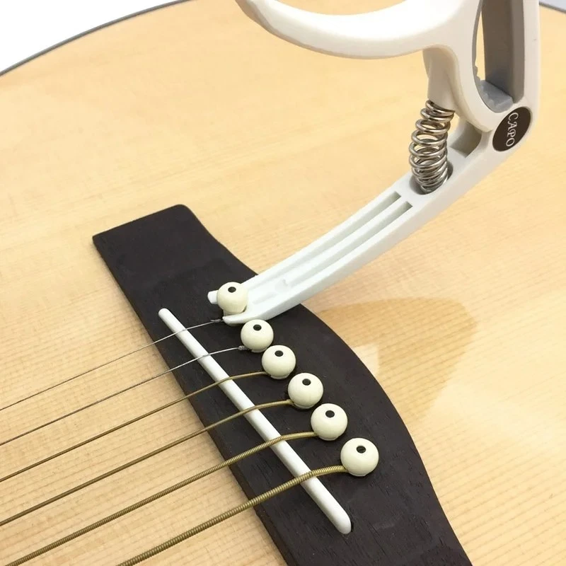 Cejilla De Guitarra De PláStico Para EléCtrica CláSica AcúStica De 6 Cuerdas Abr - Image 3 of 4