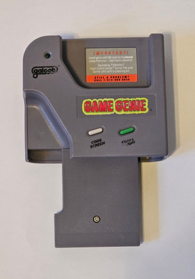 Nintendo GameBoy Game Genie - Galoob Model 7359  - W/ Book - Tested!