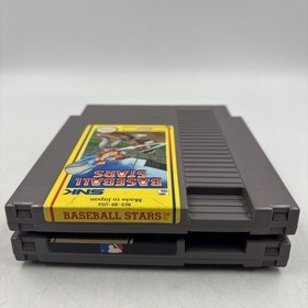 Baseball Stars & MLB - 1989 NES Nintendo Game - Cartridge Only Tested Working