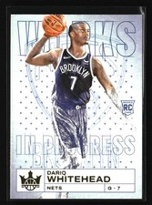 2023-24 Panini Court Kings - Works in Progress - #7 Dariq Whitehead