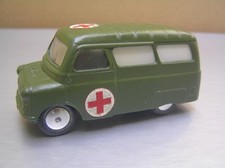 Corgi Toys 414 Bedford Military Ambulance with flat disk hubs Great Britain NM 