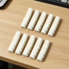 10x Guitar Nut Bone Slotted 43MM For Gibson Les Paul Epiphone or Similar FGyt