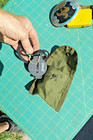 Vintage Coleman Pocket Compass  w/ US Military case — photo 1