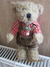 Vintage Teddybär in Trachtenkleidung Münche...