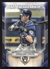 2021 Topps Christian Yelich DH Debuts BLUE #DHD-11 Card