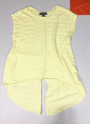 Primark Top, Gr. 10/12 gelb, ärmellos, geteilter Rücken
