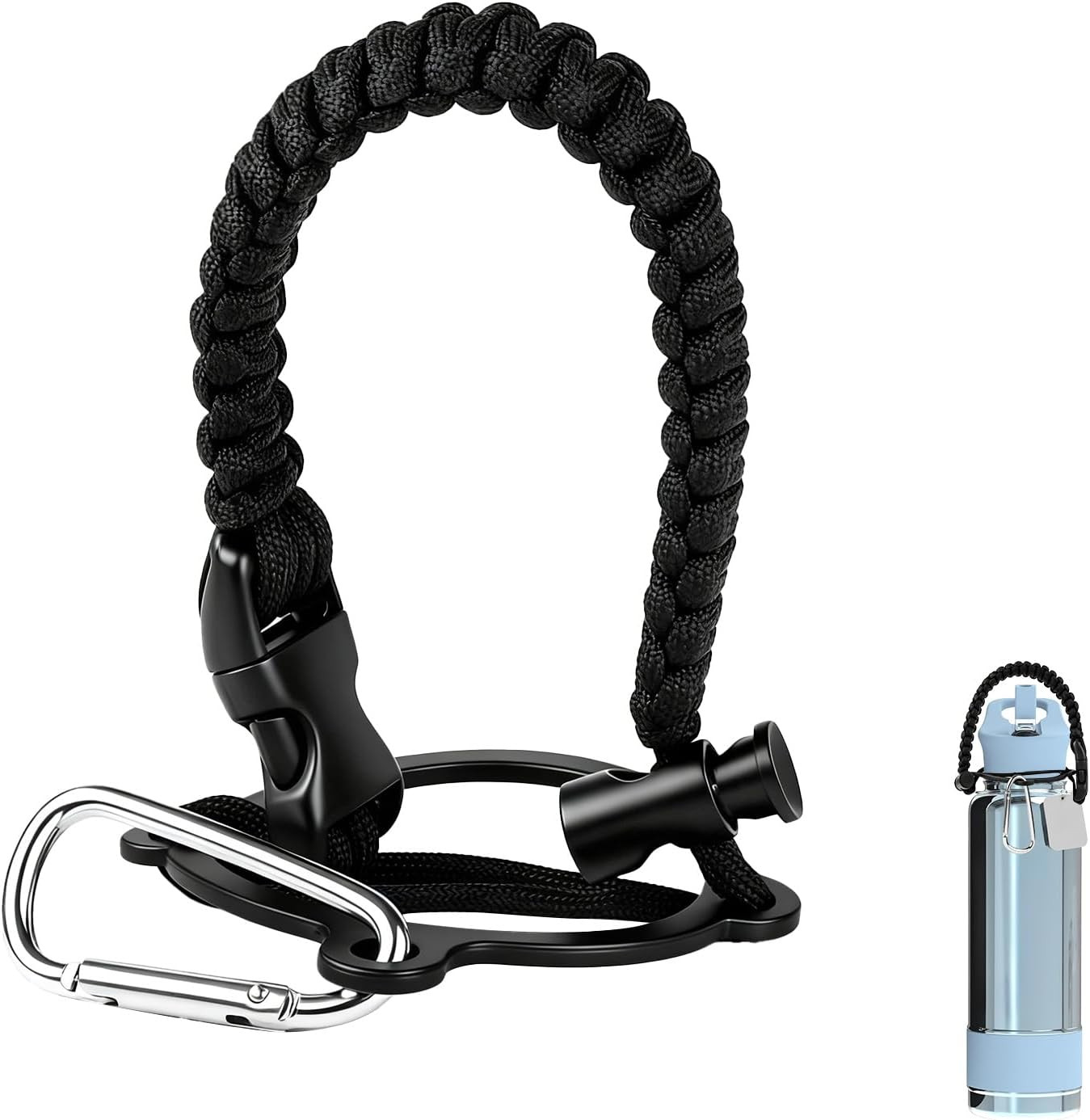 Paracord Handle Compatible with Coldest Water Bottle, Paracord Handle Strap Cord