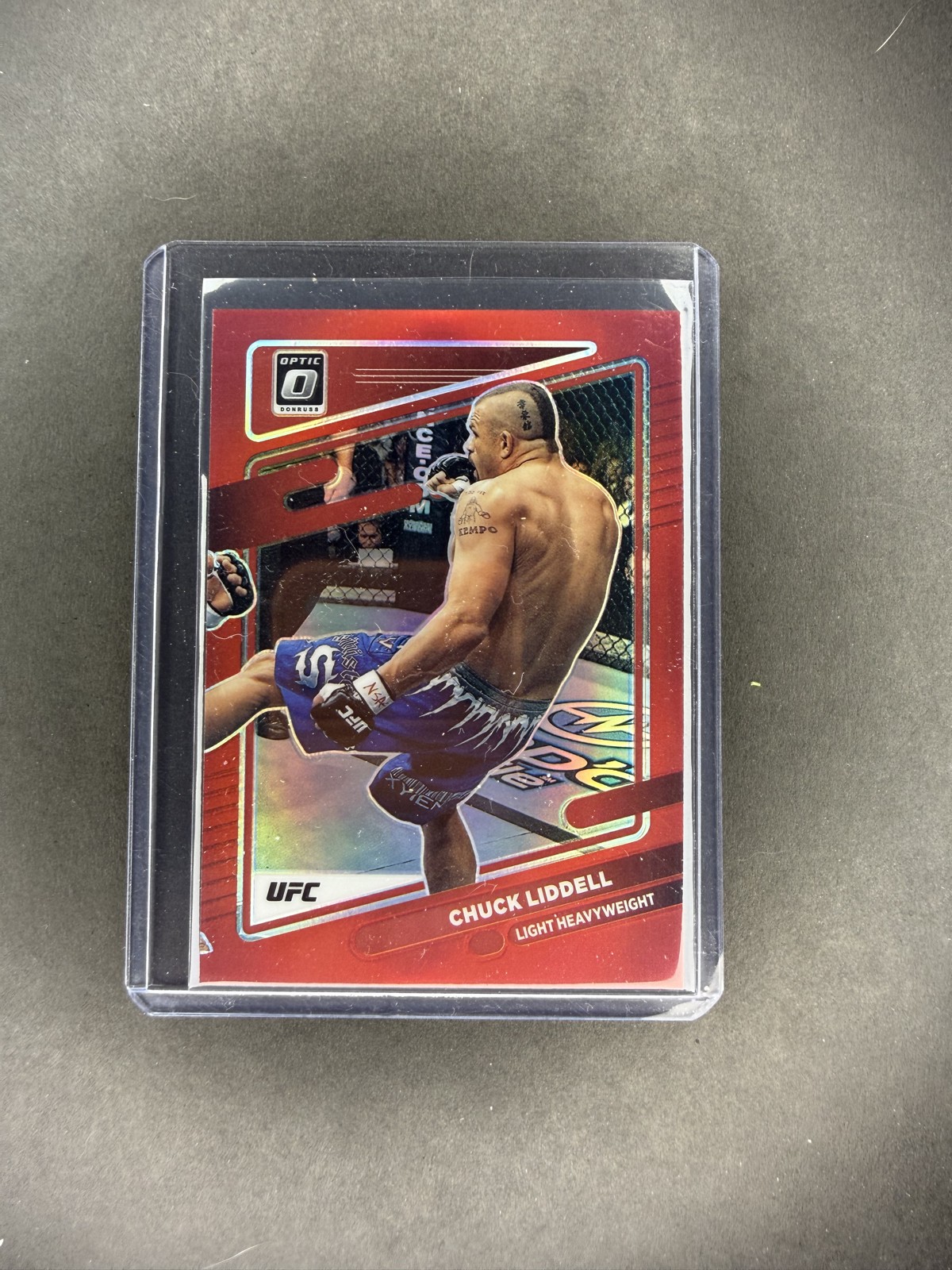2022 Panini Donruss Optic UFC - Chuck Liddell #17 Red Prizm /199