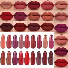 18-Piece Mini Matte Lipstick Set - Long-Lasting Waterproof Velvet Capsules