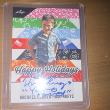 Leaf 2025 Happy Holidays Michael Conner Humphreys Autographed Non-Sport Card