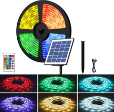 Solar Led Strip Lights Outdoor Smd 5050 Led Lights Solar Powered Rgb Led Strip