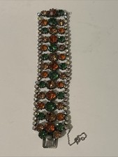 Vendome Vintage crystal multicoloured bracelet signed Vendome