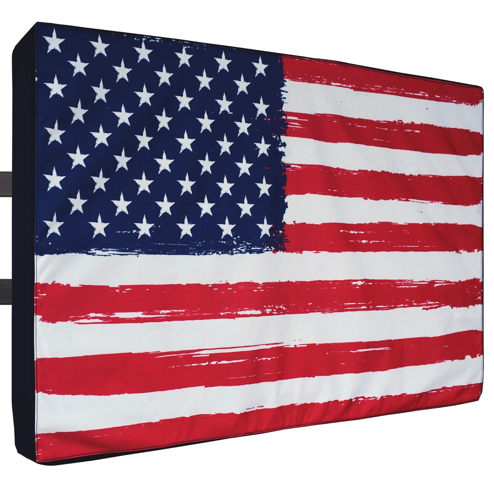 Outdoor TV Cover 60 - 65 inch - 600D  Weatherproof Waterproof - American Flag