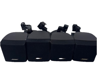 BOSE Single Cube Speakers Acoustimass Lifestyle Satellite Surround Set Of 4
