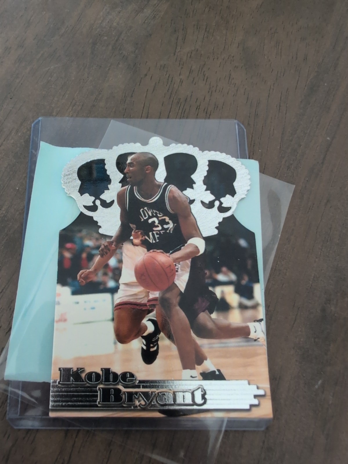KOBE BRYANT "RC" 1996 PACIFIC POWER # PC-1 PLATINUM CROWN DIE CUT Insert
