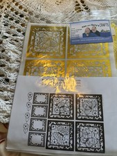 2 X Packs Of Gold Foil Embellishments By Alan &Barry Crafts ( 10/5 In Pack) New