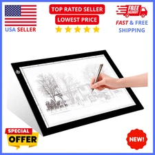 A4 LED Tracing Light Box, Ultra-Thin USB Art Board for Drawing, Tattoo & Sketch