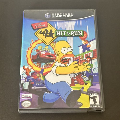 #ad #ad The Simpsons Hit amp; Run GameCube Tested Works Authentic w Case Insert No Manual $86.99