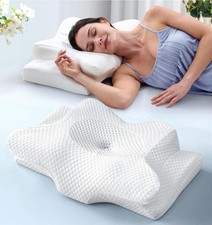 Clinical-Level Relief Cervical Neck Pillow for Sleeping, Orthopedic Memory Foam