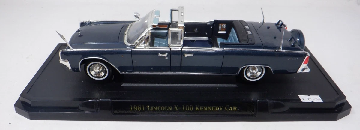 1961 Lincoln X100 Kennedy Limo Road Signature 1/24 | eBay