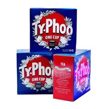 3 Packs Typhoo One Cup Foil Fresh 100 Teabags ? 200g Each | 300 Tea Bags