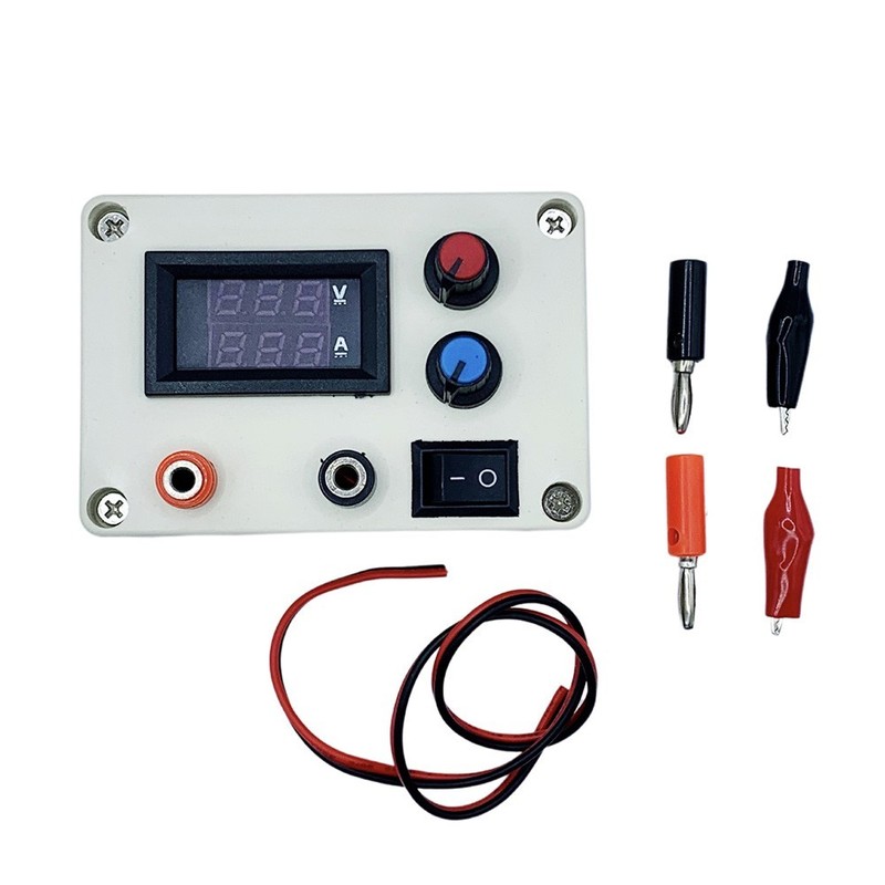 Portable Bench Power Supply with Adjustable Voltage and Current Features