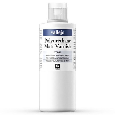 Vallejo Polyurethane Matt Varnish Water-Based Scratch Resistant