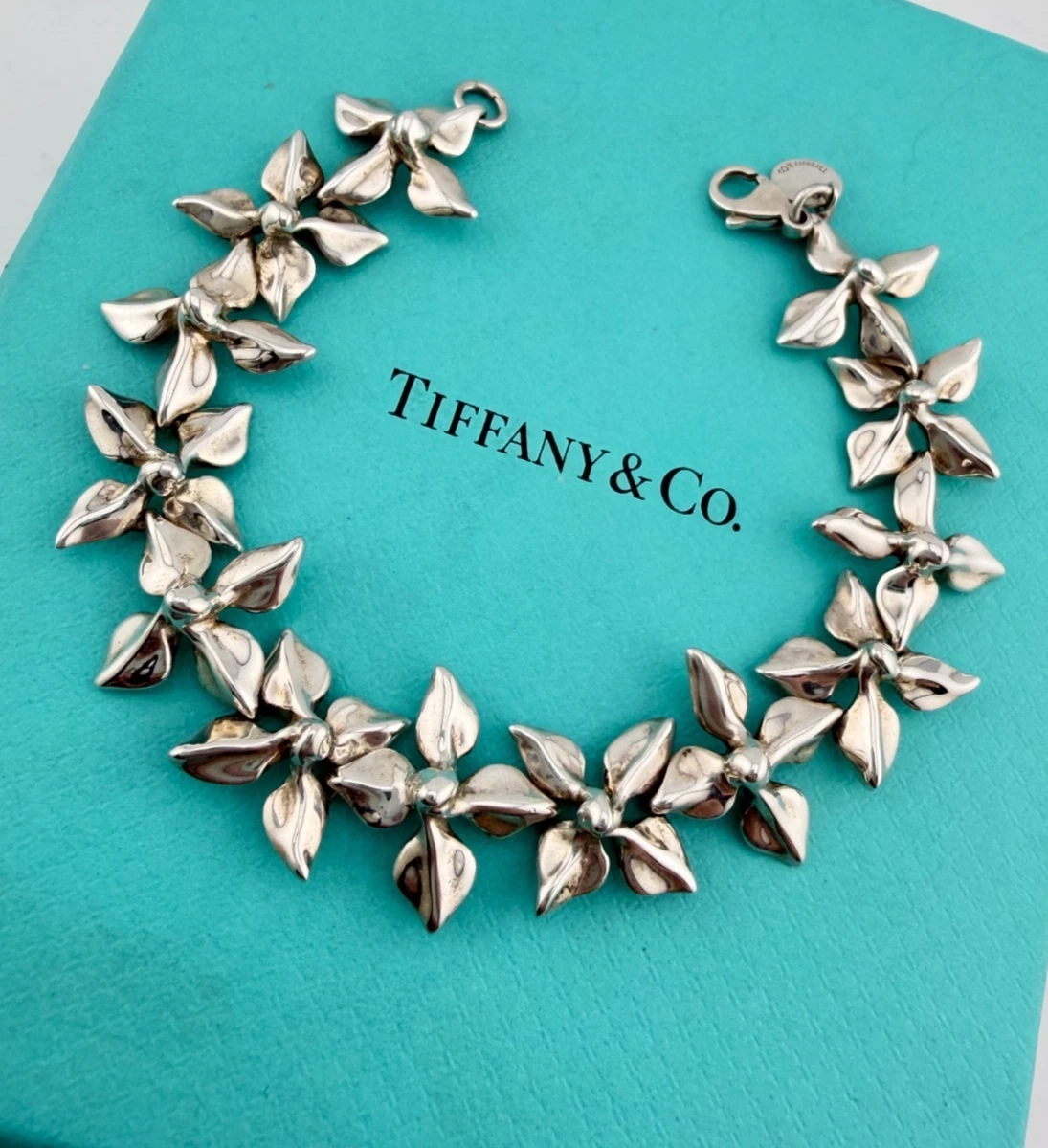 tiffany flower bracelet products for sale | eBay