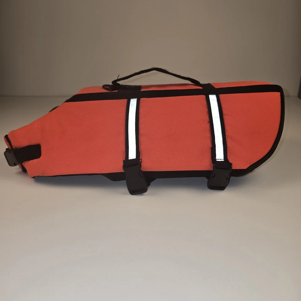 Outward Hound Pet Gear Neon Orange Dog Life Jacket Water Vest NO TAGS - Image 3 of 4