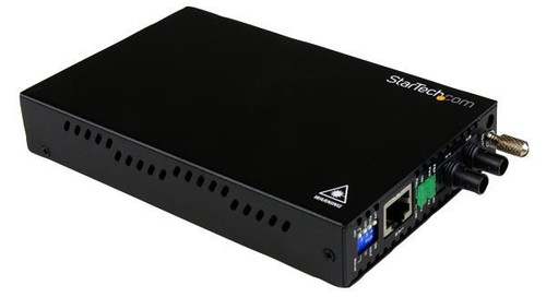 STARTECH - 10/100 Mbps Multi Mode ST Fiber Media Converter, 2 km - 第 1/1 張圖片