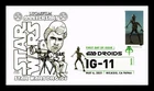 US COVER STAR WARS DROIDS IG-11 IMPERFORATE FIRST DAY ISSUE PANDA CACHET
