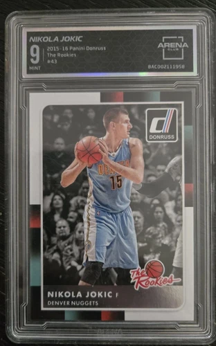 Nikola Jokic Donruss The Rookies Arena Graded 9 2015 MVP NUGGETS