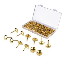 300 PCS 7/16 Inch Gold Upholstery Tacks Furniture Nails Decorative Sofa Pin