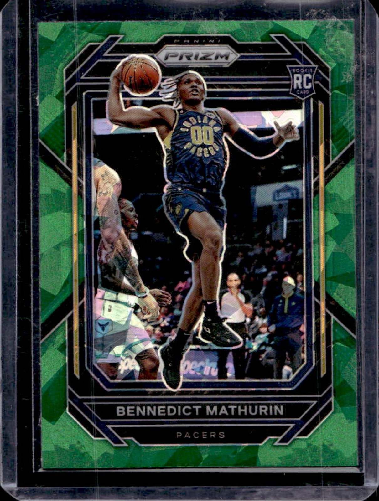 2022-23 Panini Prizm Bennedict Mathurin RC Prizm Green Ice Rookie #254 Pacers